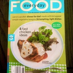 VTG EVERYDAY FOOD May/June 2003 Magazine Back Issue~5 Fast Chicken Ideas VGUC